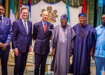 Tinubu Receives Duke Of Edinburgh, Says Youth At Centre Of Nigeria’s Economic Agenda