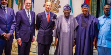 Tinubu Tinubu Receives Duke Of Edinburgh, Says Youth At Centre Of Nigeria’s Economic Agenda