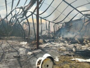 Fire Guts Anambra Factory