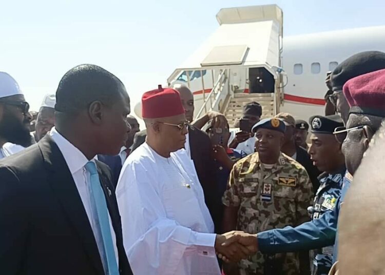 PICTORIAL: Shettima, Ribadu Arrive Bauchi For Sheikh Dahiru's Burial 1 IMG 20251128 WA0019