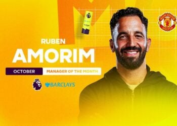 Amorim Wins Manager Of The Month Award For October