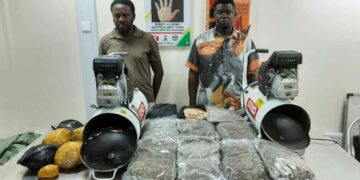Meth, Cocaine Hidden In Machine Cylinders, Auto Parts Intercepted At Lagos Airport