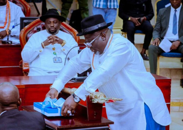 Governor Oborevwori Presents N1.664trn 2026 Budget To Delta Assembly 1 Oborevwori