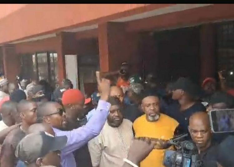 JUST-IN: Protest Erupts At PDP National Secretariat As Party Crisis Deepens 1 WhatsApp Image 2025 11 03 at 12.34.16 efafc169