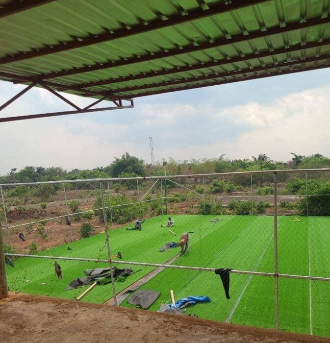 Delta North Senator Ned Nwoko Unveils Modern Mini Stadium