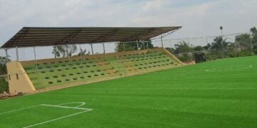 PICTORIAL: Delta North Senator Ned Nwoko Unveils Modern Mini Stadium