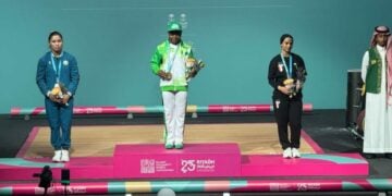 Paris 2024 Islamic Games 2025: Nigeria’s Rafiatu Wins 3 Weightlifting Gold Medals In Women’s 58kg Event