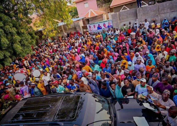 Gusau shuts down as residents storm streets to welcome minister Bello Matawalle 1 WhatsApp Image 2025 11 15 at 11.33.45 643a4e85