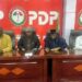 JUST- IN: PDP Postpones Inaugural NWC Meeting Amid Security Concerns — Turaki 5 JUST-IN: Thugs, Police Clash At PDP National Secretariat