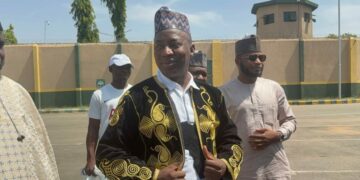 PICTORIAL: Sowore Visits Kano Islamic Cleric On Death Row In Kuje Prison