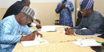 State House Perm Sec Signs Performance Contract, Warns Workers Against Laxity