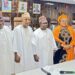 PICTORIAL: INEC Chair Amupitan Swears In Tella As New Oyo REC