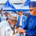 PICTORIAL: VP Shettima Leads Delegation To Condole Environment Minister Over Mother’s Demise