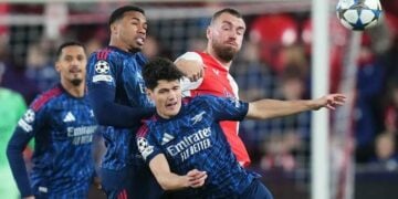 Dikko UCL: Merino Bags Double As Arsenal Cruise Past Slavia Prague