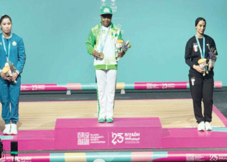 Islamic Games 2025: Rafiatu Lawal Clinches 3 Gold Medals In Weightlifting For Nigeria 1 rafiatu lawal clinches medal