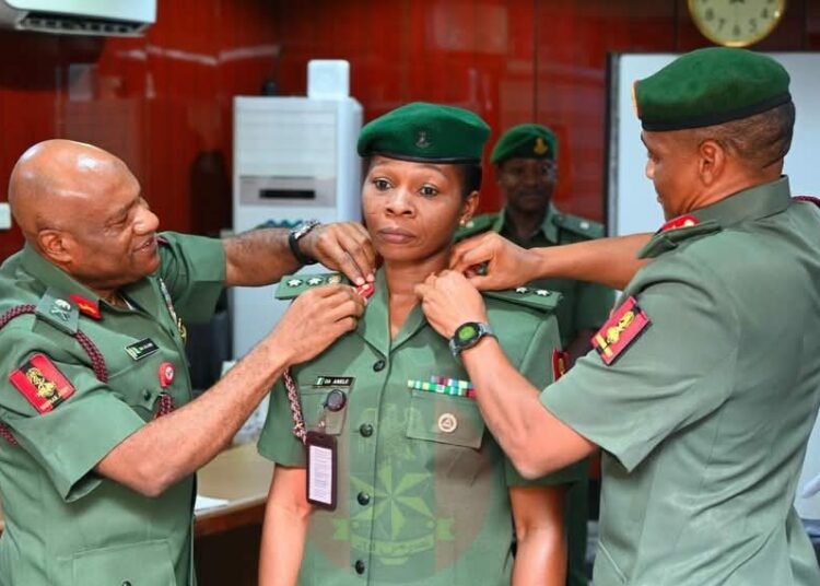 COAS Shaibu Decorates Army Spokesperson With Colonel Rank 1 098dcc53 afe5 4520 96b0 9dff9bdf5091