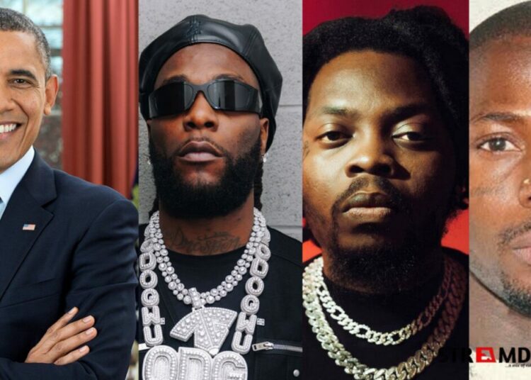 Burna Boy, Olamide, Asake & Seyi Vibez Shine On Obama’s 2025 Playlist 1 20251219 091200