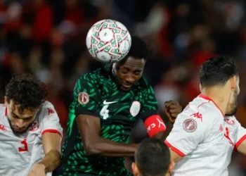 Nigeria Takes First Half Lead Against Tunisia In AFCON Group C Showdown