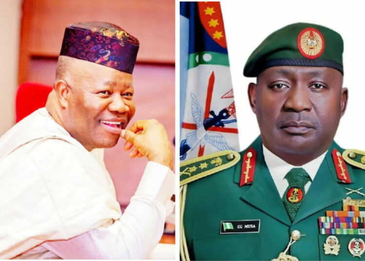 New Defence Minister Says No Negotiation With Terrorists 1 Akpabio Gen. Musa