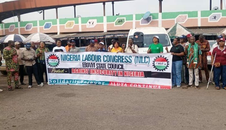 Ebonyi NLC Holds Peaceful Protest Over Insecurity 1 Ebonyi NLC Holds Peaceful Protest Over Insecurity