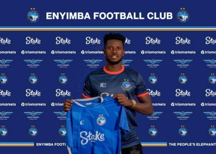 Ofere Eyes Goal Streak After Breakthrough Strike in Enyimba Win 1 Enyimba midfielder Chinedu Ofere