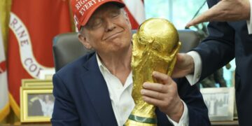 FIFA World Cup Trophy Touches Down In Washington DC Ahead Of 2026 Draw