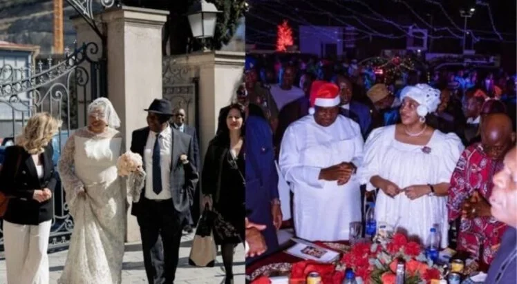 At Son’s Wedding, SGF Akume’s First Wife Urges Him To ‘Return To Christianity’ 1 George Akume and Queen Zaynab