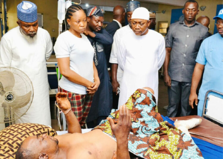 From Celebration To Tragedy: How Accident Claimed Six During Disability Day Celebration In Kogi 1 Governor Ododo and his team listening attentively as a survivor of the ghastly crash recounts his experience during their hospital visit