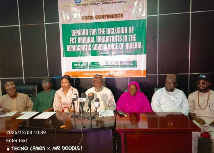 FCT Indigenes Protest Exclusion From Envoys List, Threaten Revolt In 2027 1 IMG 20251205 WA0005