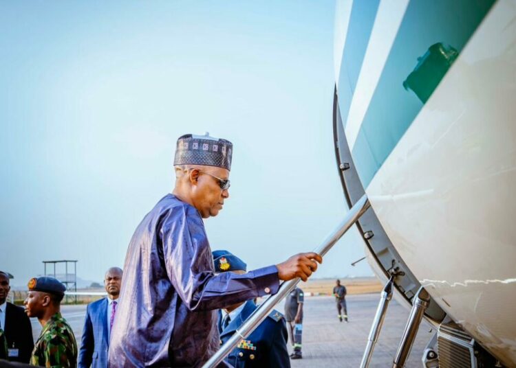 VP Shettima Departs Abuja For Abidjan To Attend Ouattara's Inauguration 1 IMG 20251207 WA0017