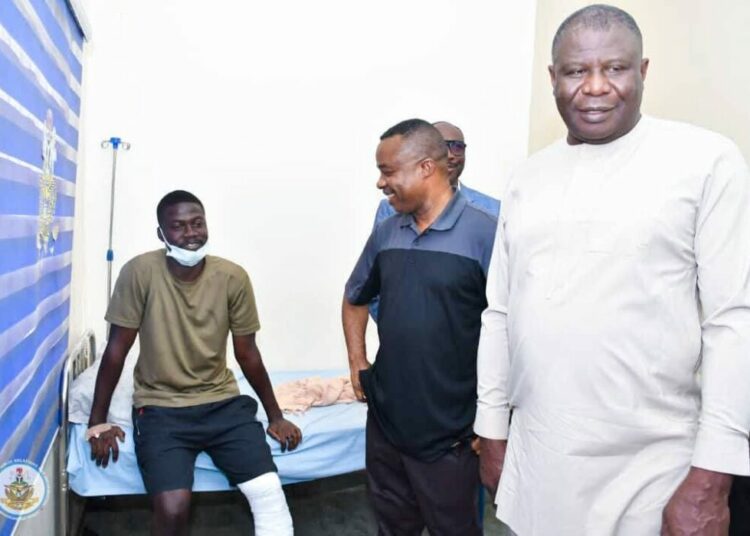 PICTORIAL: CDS Oluyede, CDI Undiandeye Visit NAF Pilots After Safe Ejection From Ill-fated Alpha Jet 1 IMG 20251208 WA0009