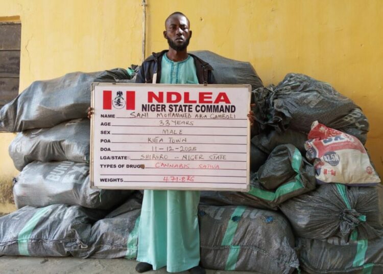 NDLEA Arrests Fleeing Bandits' Drug Supplier 'Gamboli' In Niger 1 IMG 20251214 WA0007