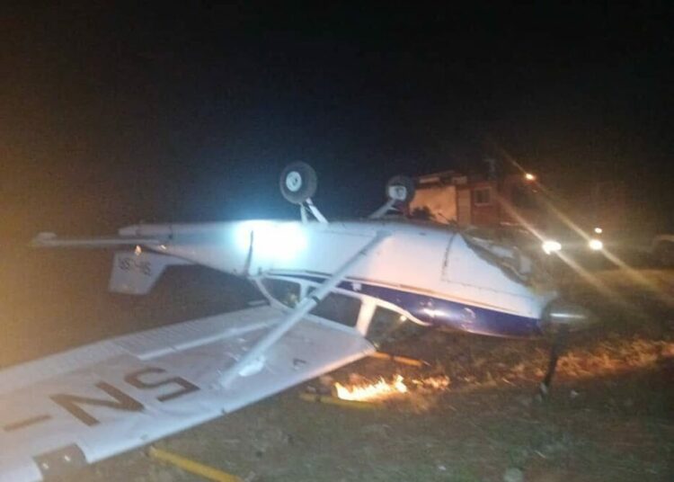 BREAKING: 4 Escape Death As Aircraft Somersaults At Owerri Airport 1 IMG 20251217 WA0002