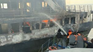 Navy Rescue 20 Crew Members From Burning Vessel Off Calabar Waters 2 IMG 20251223 WA0014