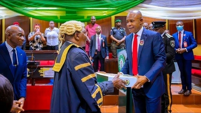 Mbah Presents N1.62trn 2026 Budget To Enugu Assembly 1 Mbah presents budget