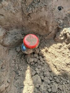 PICTORIAL: Police Recover N23.6m Gold Buried By Woman In Borno 2 Police Recover N23.6m Gold Buried By Woman In Borno4