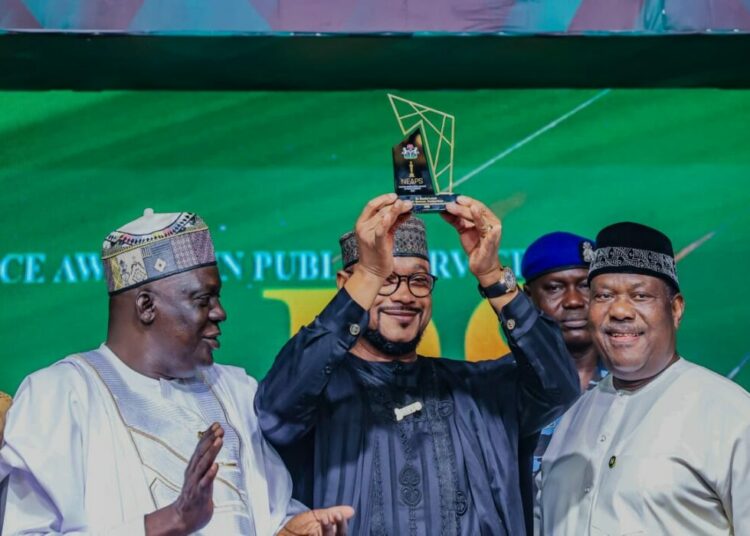 Tinubu Presents National Excellence Award To Governor Lawal 1 Tinubu Presents National Excellence Award To Governor Lawal