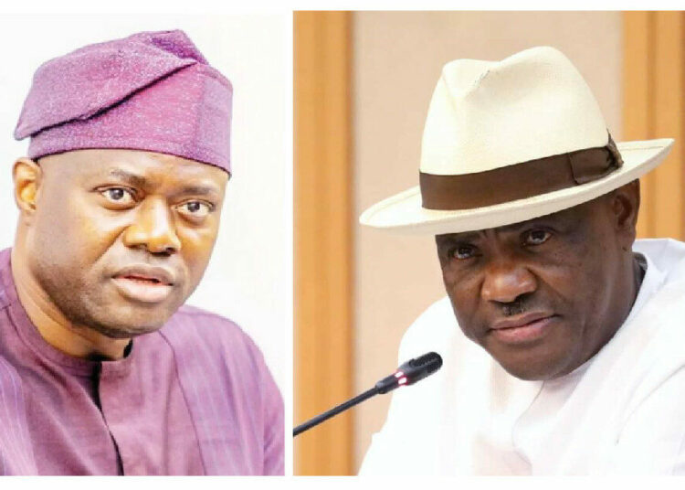 Makinde, Wike At Loggerheads Again Over PDP 1 WIKE AND MAKINDE