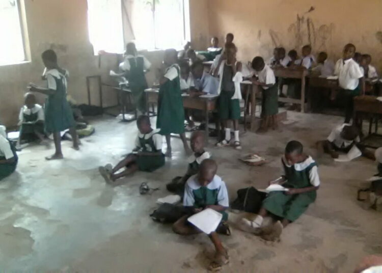 No Desks, No Chairs: Delta Students Sit On Bare Floor In Classrooms 1 WP 20180117 015 1