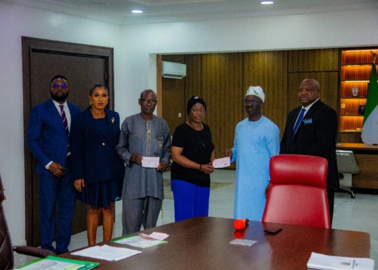Okpebholo Presents N200m Cheques To 47 Families Of Deceased Edo Civil Servants 1 WhatsApp Image 2025 12 04 at 3.16.48 PM
