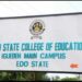 Edo College Commits To Transform Teacher Education, Opens Admission