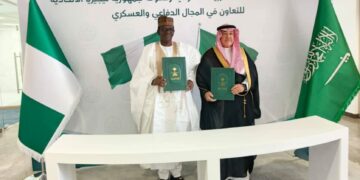 PICTORIAL: Nigeria, Saudi Arabia Seal 5-yr Defence Pact To Deepen Military Cooperation