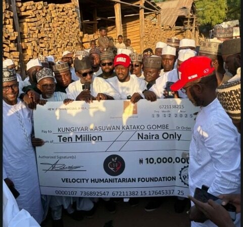 Foundation Donates Cash Relief To Victims Of Gombe Timber Market Fire 1 WhatsApp Image 2025 12 19 at 8.30.50 PM