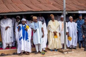 PICTORIAL: Ogbomoso Monarch Marks 2nd Anniversary, Installs Saka Balogun, Ex-Naval Officer, Others As High Chiefs 6 WhatsApp Image 2025 12 21 at 17.15.45