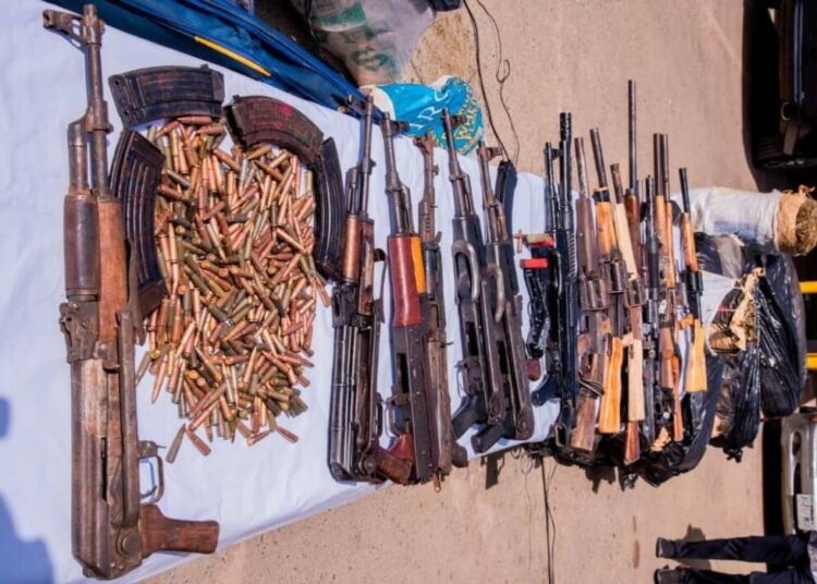 Police Crack Down On Gunrunners, Drug Traffickers, Arrest 9 Suspects 1 arms