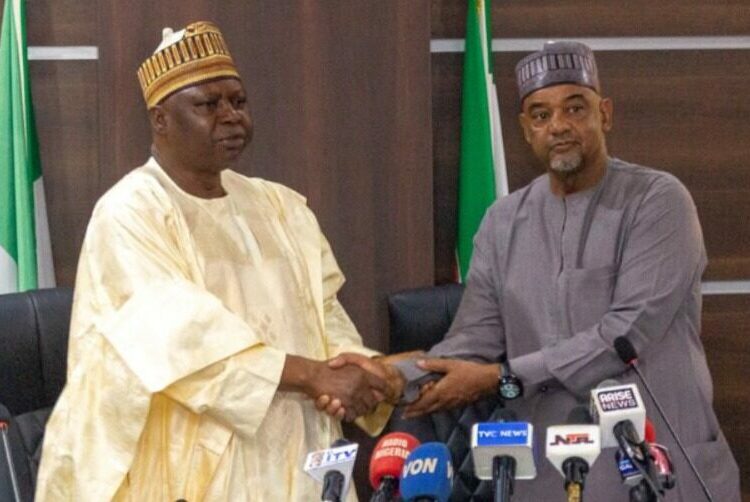 Damagum Hands Over To Turaki As PDP Chairman 1 damagum hand over