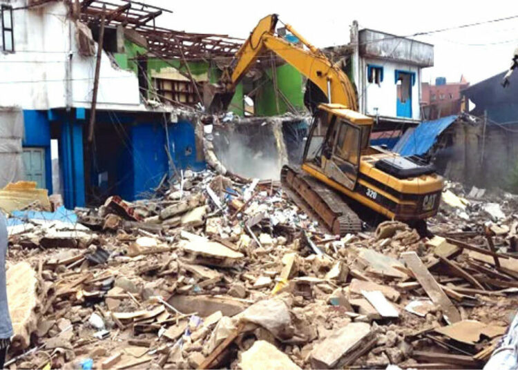 Lagos Demolitions Shake Banks As Collateral Homes Crumble To Bulldozers 1 demolition