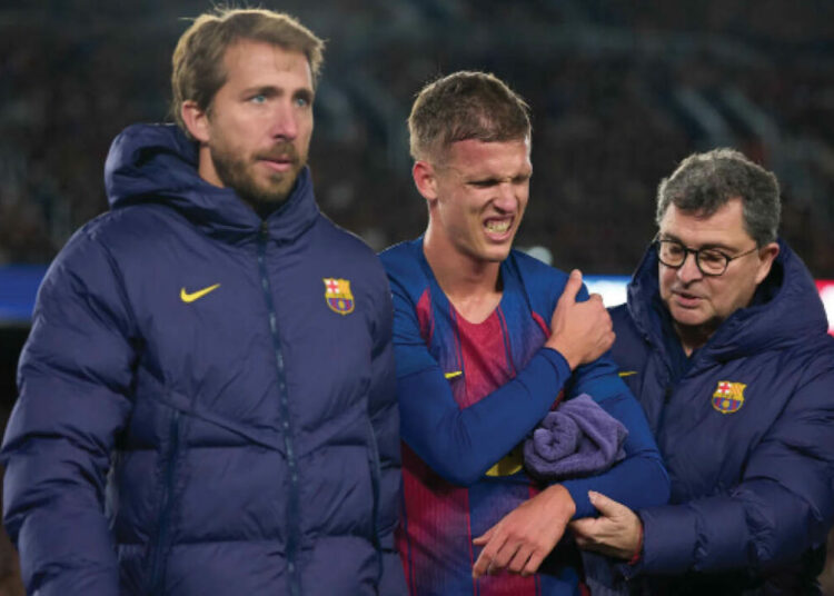 Shoulder Injury Knocks Barca's Olmo Out For 4 Weeks 1 olmo