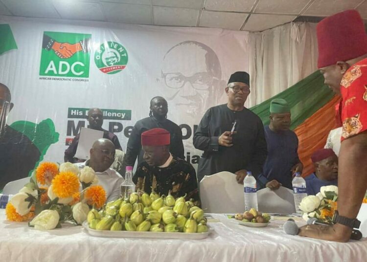 JUST-IN: Peter Obi, South-East Senators, Others Join ADC In Enugu 1 peter obi joins adc