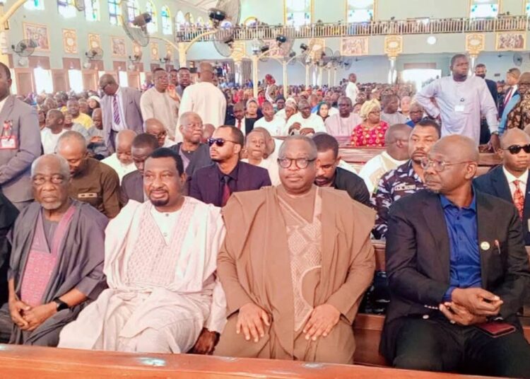 Akpabio, Governors, Senators, Others Attend Late Nasarawa North Senator Akwashiki’s Funeral 1 Akpabio